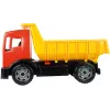 Nákladné auto Lena GIGA TRUCKS sklápačka modrá červená mix