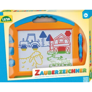 Magnetická kresliaca tabuľa pre deti Simm Spielwaren Colour magic drawing board big