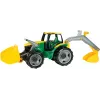 Traktor Lena GIGA TRUCKS ZL-02080 s čelným nakladačom a bagrom