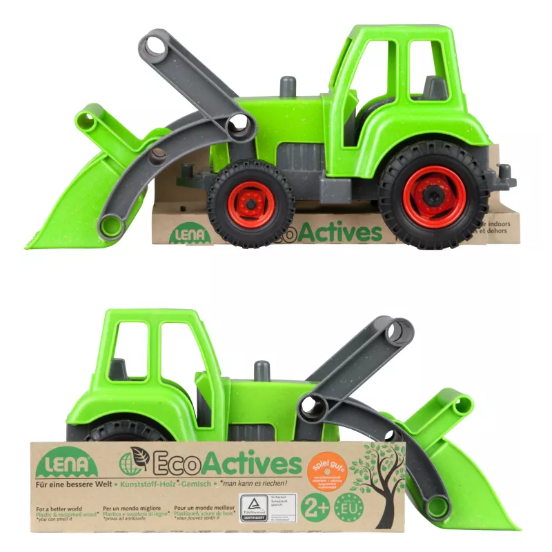 Traktor Lena EcoActives 04213 viacfarebný plast drevo 2+