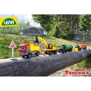 Lena Truckies smetiarske auto, nákladné auto, 2 rok(y), plast, sivá, oranžová