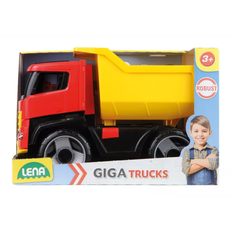 Lena GIGA TRUCKS Kipper Titan, nákladné auto, 3 roky, plast, viacfarebné