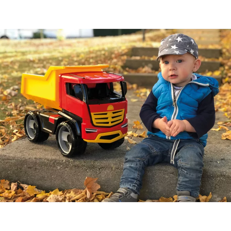Lena GIGA TRUCKS Kipper Titan, nákladné auto, 3 roky, plast, viacfarebné