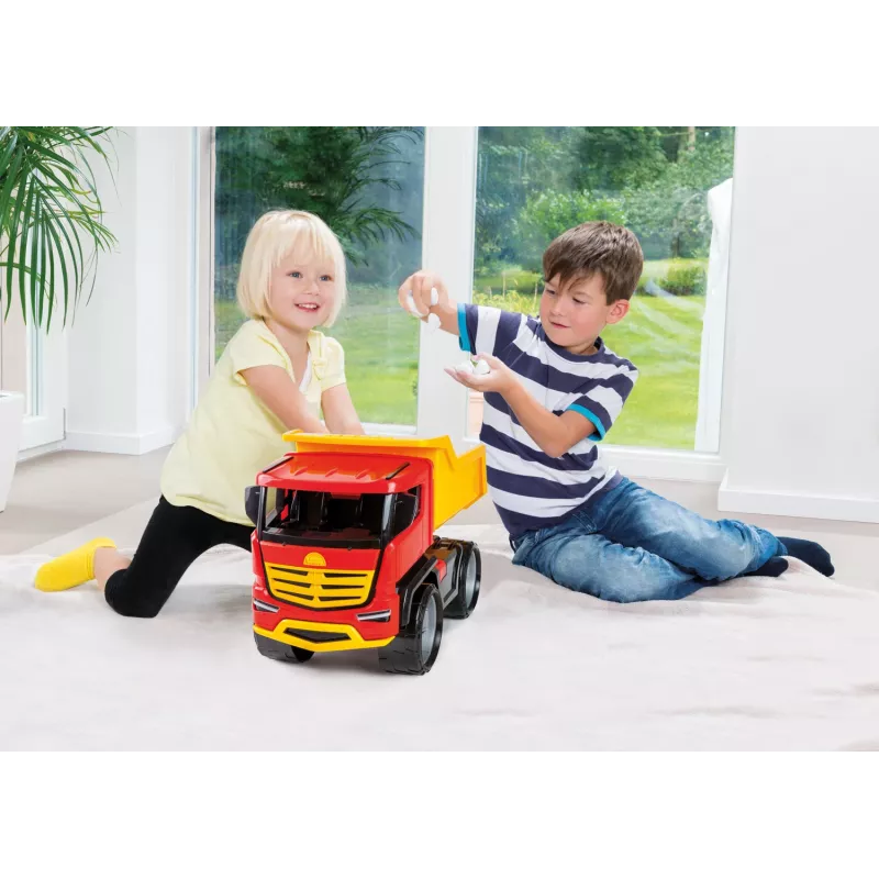 Lena GIGA TRUCKS Kipper Titan, nákladné auto, 3 roky, plast, viacfarebné