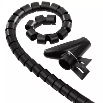 Hama káblový zväzkový chránič Easy Cover, 2,5 m, 20 mm, čierna sada káblov