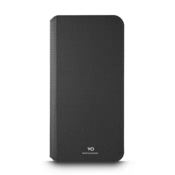 Puzdro na mobil Hama 00039062 — White Diamonds Booklet-Folio pre Samsung Galaxy A37 5G, čierna, 1 ks
