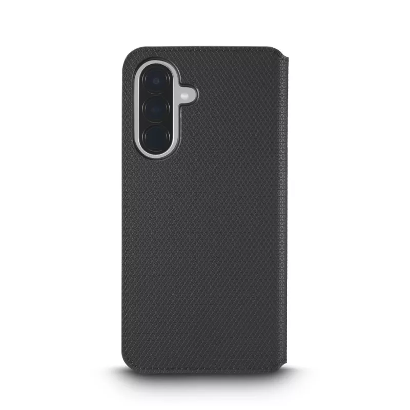 Puzdro na mobil white diamonds 00039091 — tenké folio-booklet pre Samsung Galaxy A57 5G, čierne