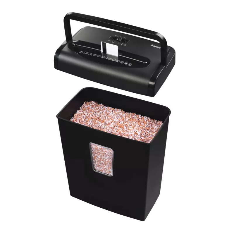Hama Premium M8 skartovačka papiera mikrorezanie 68 dB 22 cm čierna