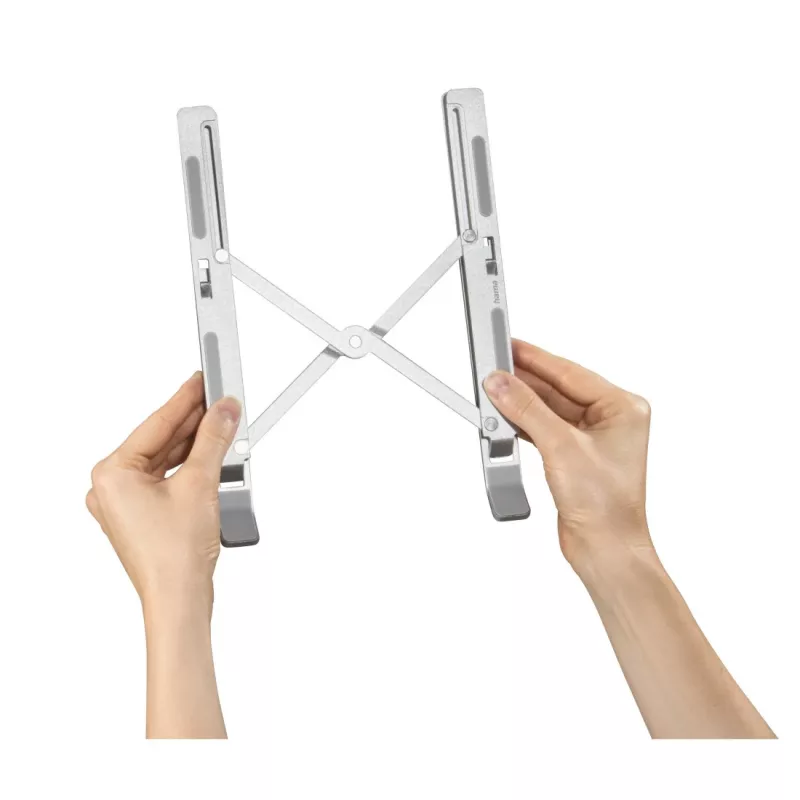 Hama hliníkový stojan na notebook strieborný 39,1 cm (15,4 inch)