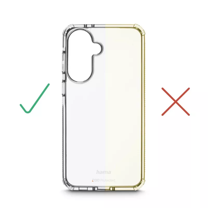 Puzdro na mobil HAMA 00080322 — transparentné ochranné puzdro pre Samsung Galaxy A37 5G