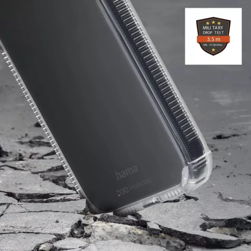 Puzdro na mobil HAMA 00080333 transparentné — ochranné TPU puzdro pre smartfón