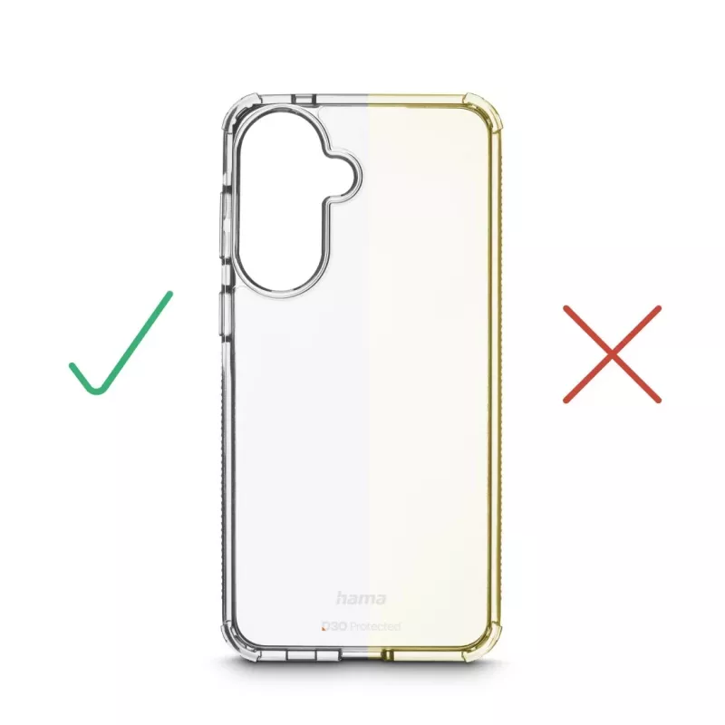 Puzdro na mobil HAMA 00080333 transparentné — ochranné TPU puzdro pre smartfón