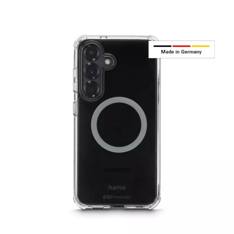 Puzdro na mobil HAMA Extreme Protect pre Samsung Galaxy S25 FE, 17 cm (6,7 inch), transparentné