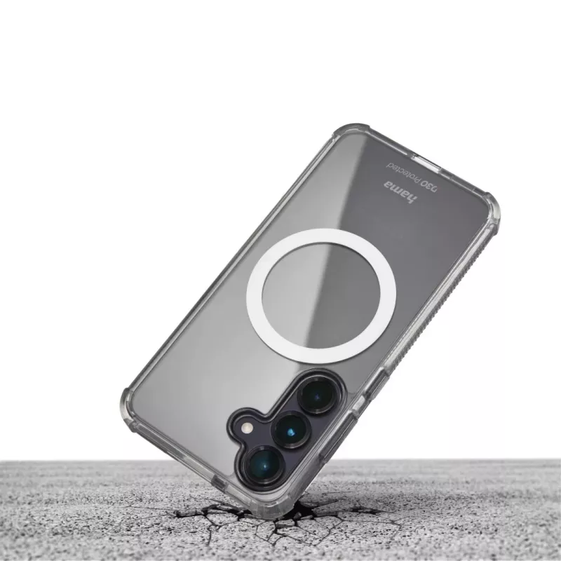 Puzdro na mobil HAMA Extreme Protect pre Samsung Galaxy S25 FE, 17 cm (6,7 inch), transparentné