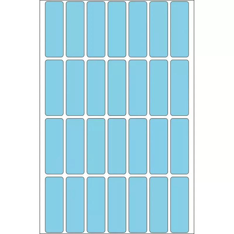 Univerzálne etikety HERMA 13x40 mm modrá papier matný ručné popisovanie