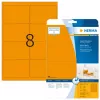 Samolepiace tlačové etikety HERMA neónové etikety A4 99,1x67,7 mm
