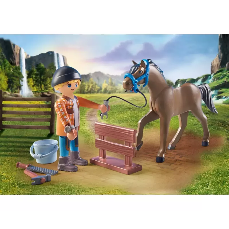 Hracia sada farma Playmobil 71357 viacfarebná pre vek 5-12