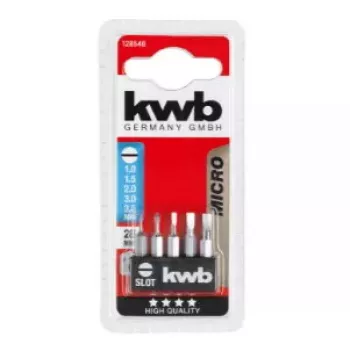 Sada bitov do skrutkovača KWB 128540 — 5 kusov, ploché hroty, 28 mm