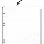Rexel A6 PP vrecko 80 mikrónov hore otvorené embosované, A6, transparentné, 125 mm, 20 mm, 150 mm, 109 g
