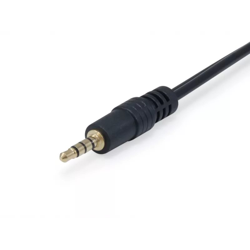 Equip 147943 audiokábel 1,5 m 2 x 3,5 mm 3,5 mm čierna