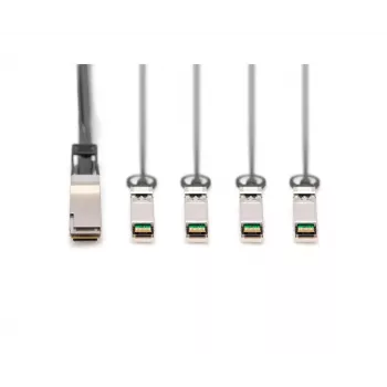 Digitus 40G QSFP+ to 4XSFP+ Direct Attach kábel 2m
