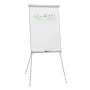 Flipchart voľne stojaci Franken FC93 700 x 1000 mm sivý