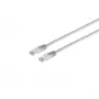 S-Conn 11135143 Dvojito tienený patch kábel Cat5e, 7 m, sivý