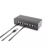 Sieťový kábel S/CONN 75711-H0.25B-SET10 modrý 0,25m