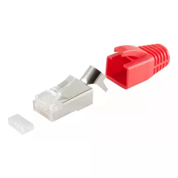 Konektor kábla RJ-45 ShiverPeaks 72067-R červený