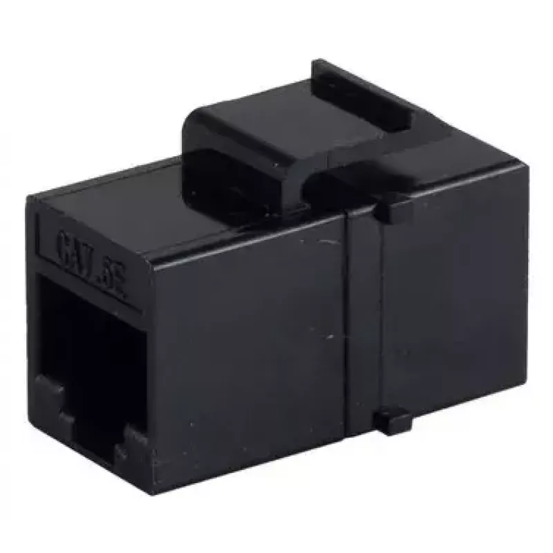 Keystone modul ShiverPeaks S/CONN 08-10005 plochý čierny RJ-45