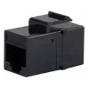 Keystone modul ShiverPeaks S/CONN 08-10006 plochý čierny RJ-45