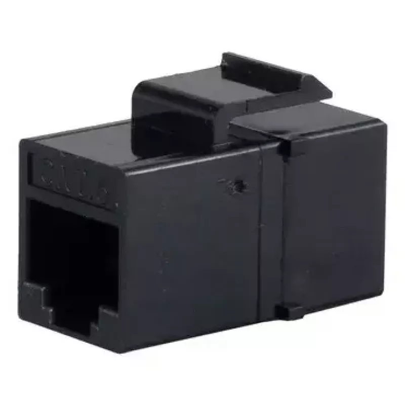 Keystone modul ShiverPeaks S/CONN 08-10006 plochý čierny RJ-45