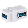 Keystone modul ShiverPeaks S/CONN 08-10042 uhlový USB A biely
