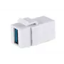 Keystone modul ShiverPeaks S/CONN 08-10042 uhlový USB A biely