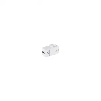 Keystone modul ShiverPeaks S/CONN 08-10043 plochý biely USB A