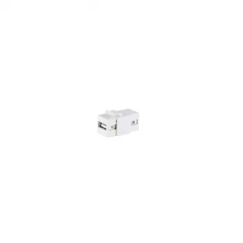 Keystone modul ShiverPeaks S/CONN 08-10043 plochý biely USB A
