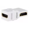 Keystone modul ShiverPeaks S/CONN 08-10051 zahnutý biely HDMI