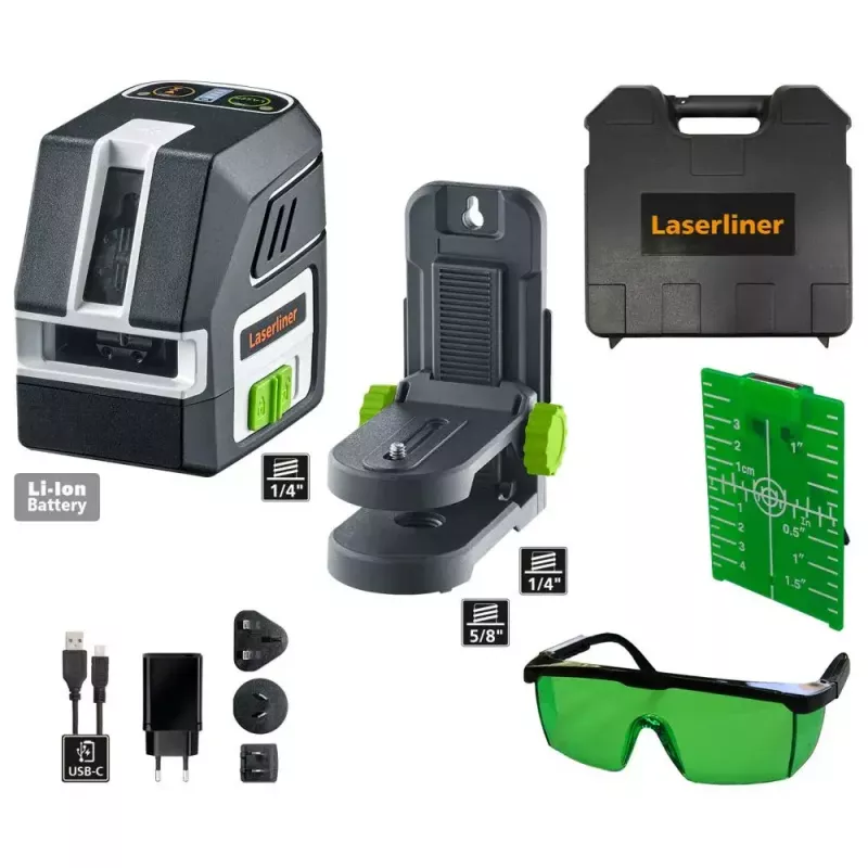 Čiarový laser Laserliner PocketCross-Laser 2G horizontálny vertikálny viacfarebný