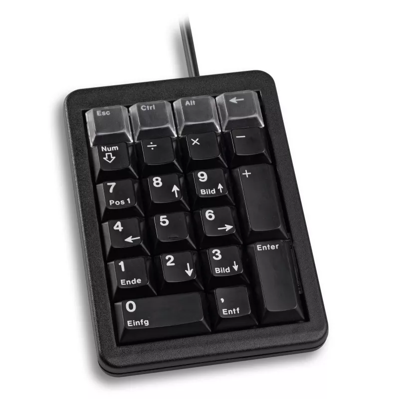 CHERRY G84-4700 KEYPAD drôtová, USB, čierna (UK/US), USB, 21, notebook/PC, 1,75 m, čierna