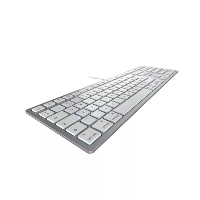CHERRY KC 6000C FOR MAC drôtová USB QWERTY nožnicové spínače strieborná 1,8 m