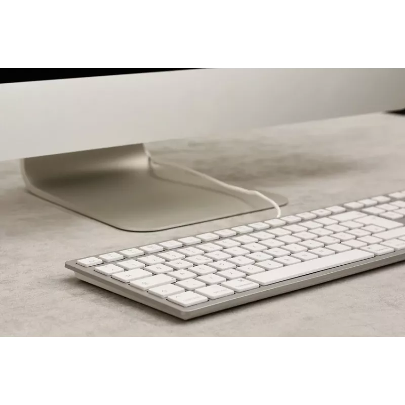 CHERRY KC 6000C FOR MAC drôtová USB QWERTY nožnicové spínače strieborná 1,8 m