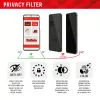 Displex Privacy Screen Protector (10H) pre Samsung Galaxy S22/S23, Eco montážny rám, filter proti zvedavým pohľadom