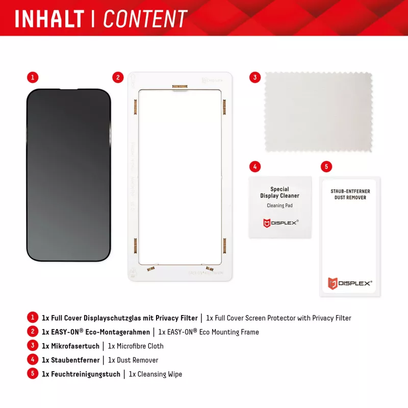 Displex Privacy Screen Protector (10H) pre Samsung Galaxy S22/S23, Eco montážny rám, filter proti zvedavým pohľadom