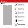Displex Privacy Screen Protector (10H) pre Samsung Galaxy S24 Ultra, Eco montážny rám, filter proti zvedavým pohľadom