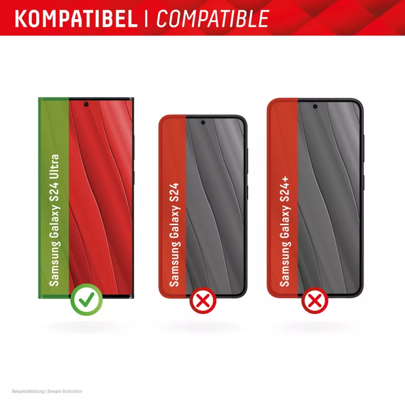 Displex Privacy Screen Protector (10H) pre Samsung Galaxy S24 Ultra, Eco montážny rám, filter proti zvedavým pohľadom