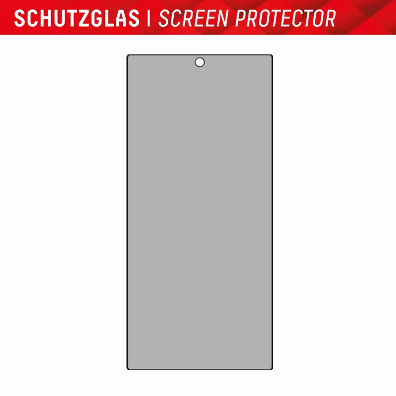 Displex Privacy Screen Protector (10H) pre Samsung Galaxy S24 Ultra, Eco montážny rám, filter proti zvedavým pohľadom