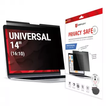 Displex PRIVACY SAFE magnetic 2-way privacy filter for Laptop/ Notebook 14'' (16:10)