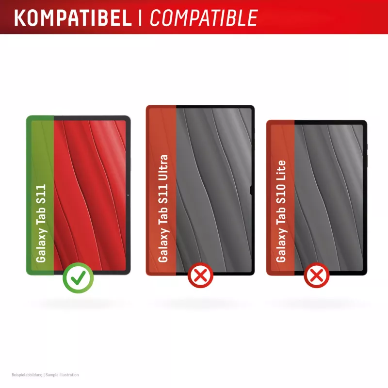 Displex Tablet Glass (9H) pre Samsung Galaxy Tab S11, Eco montážny rám, odolné proti rozbitiu