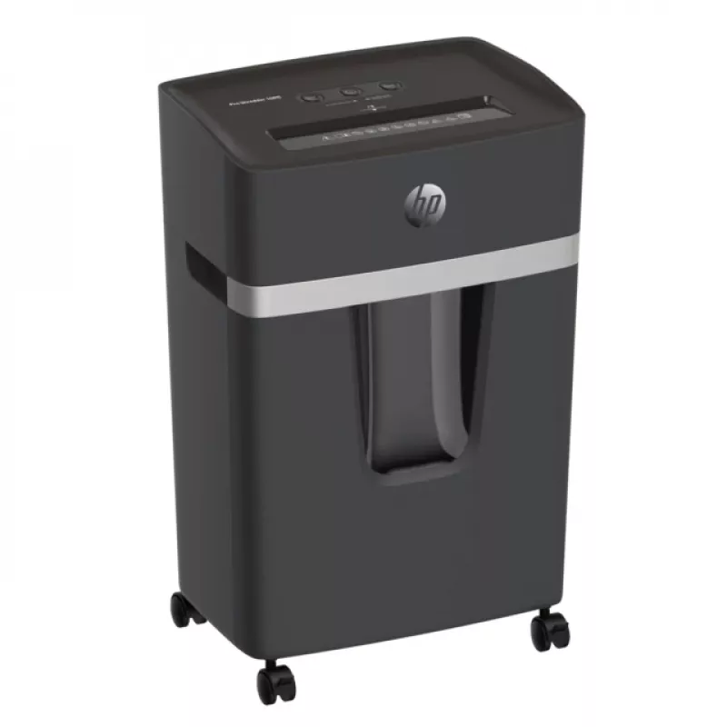 HP Pro Shredder 10MC skartovačka mikrostrih 55 dB 22 cm biela