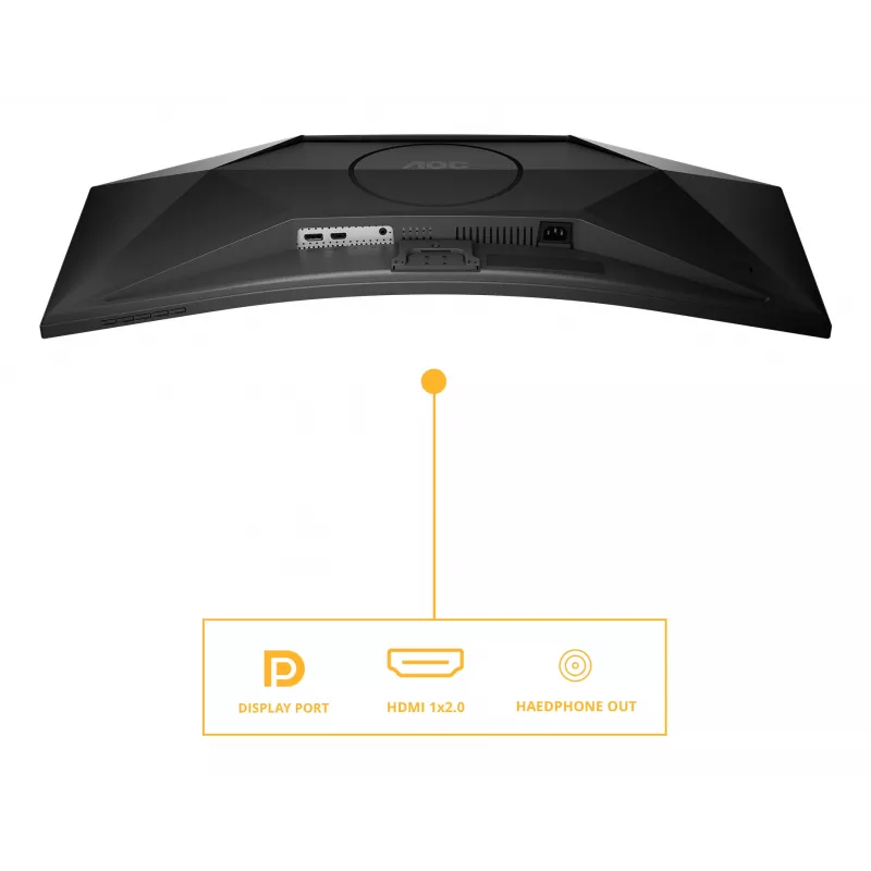 AOC B3 CU34B3E počítačový monitor 86,4 cm (34 inch) 3440 x 1440 pixelov Wide Quad HD LED čierny